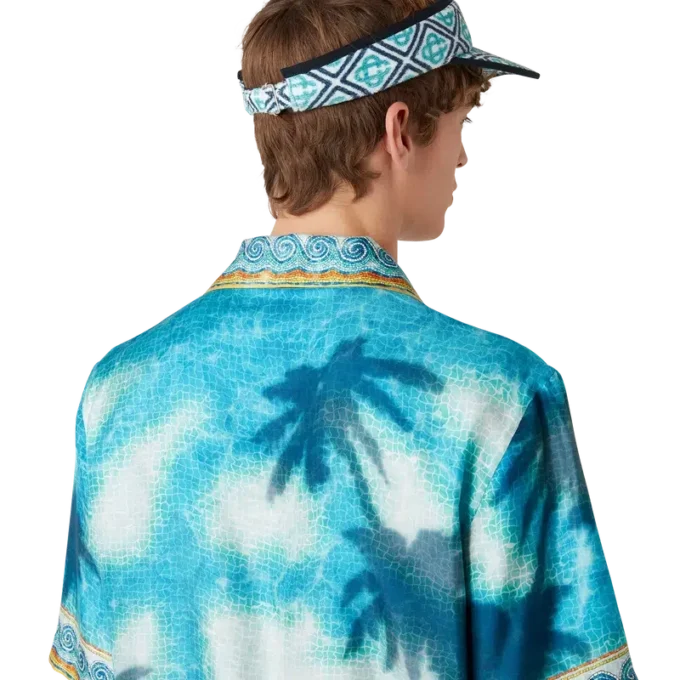 Visera de rizo con monograma Visera de rizo con monograma