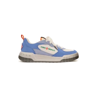 Zapatillas Court para mujer en blanco y azul