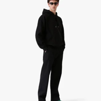 Zapatilla de exterior de piel verde oscuro