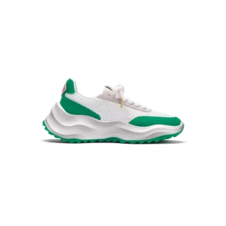 Zapatillas Atlantis para mujer en blanco y verde tenis