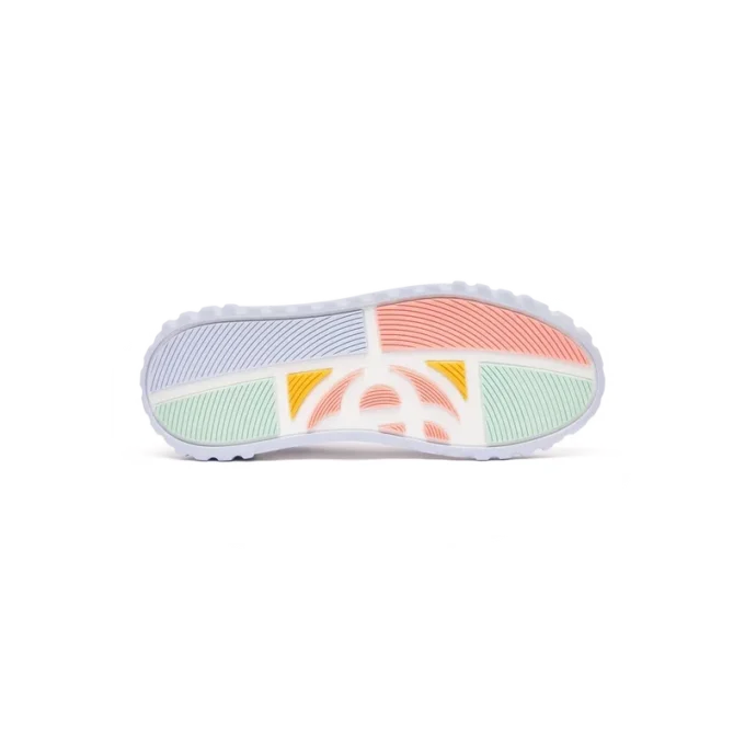 Zapatillas Court para mujer en blanco y azul claro Zapatillas Court para mujer en blanco y azul claro