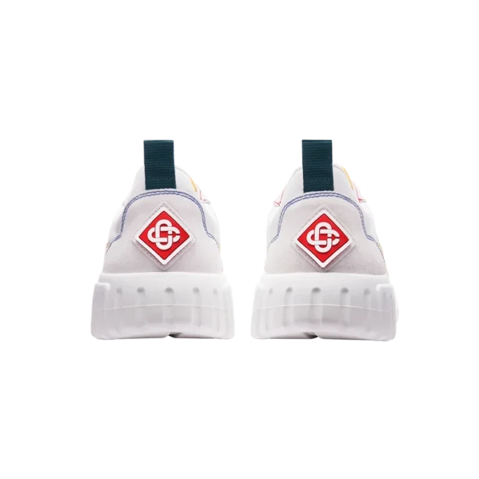 Zapatillas Court para mujer en blanco y multicolor Zapatillas Court para mujer en blanco y multicolor