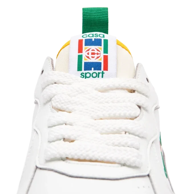 Zapatillas Court para mujer en blanco y verde Zapatillas Court para mujer en blanco y verde