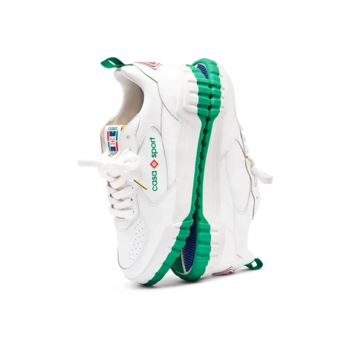 Zapatillas Court para mujer en blanco y verde Zapatillas Court para mujer en blanco y verde