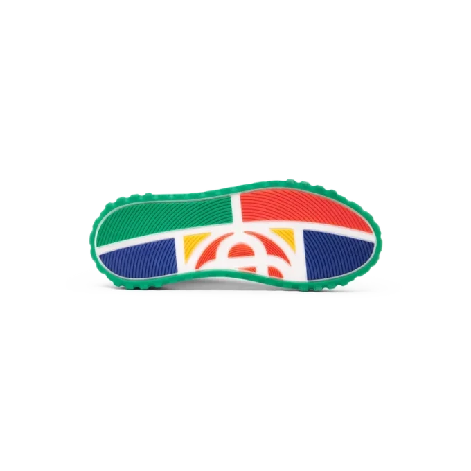 Zapatillas Court para mujer en blanco y verde Zapatillas Court para mujer en blanco y verde