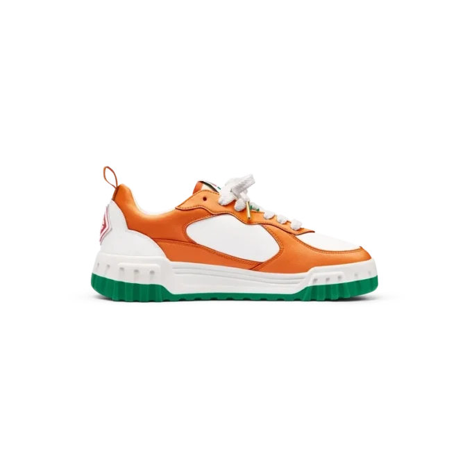 Zapatillas Court para mujer en naranja y blanco Zapatillas Court para mujer en naranja y blanco
