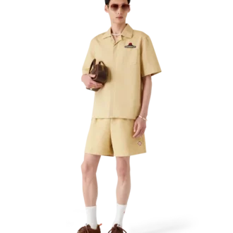 Zapatillas de cancha de ante marrón para hombre