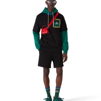 Zapatillas de pabellón de ante verde para hombre