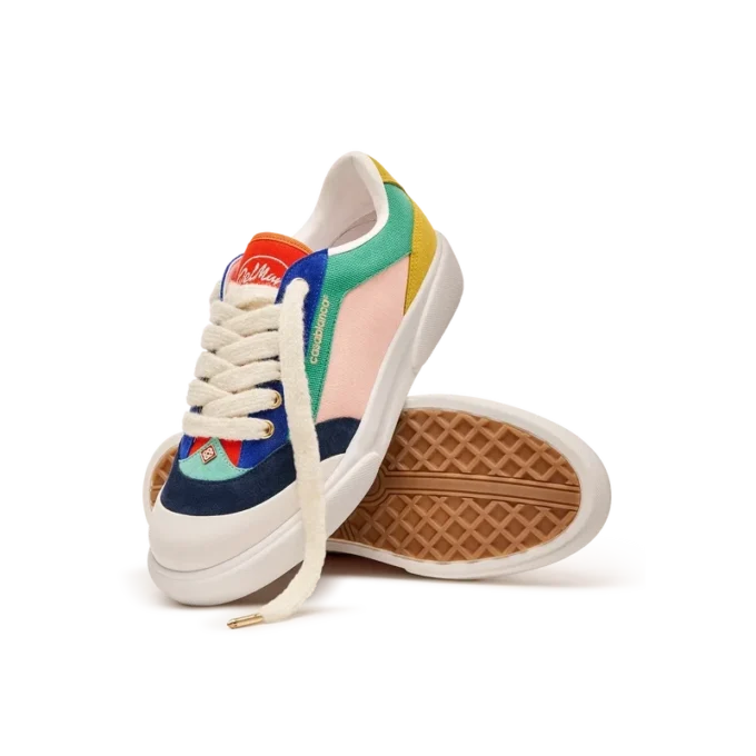 Zapatillas multicolores Del Mar para mujer Zapatillas multicolores Del Mar para mujer