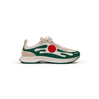 Zapatilla Stade para mujer en blanco y verde