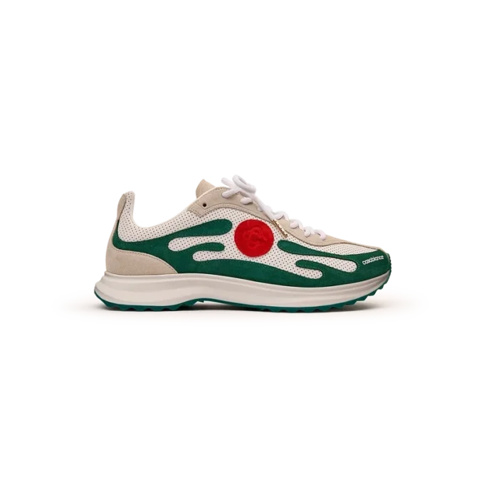 Zapatilla Stade para mujer en blanco y verde Zapatilla Stade para mujer en blanco y verde