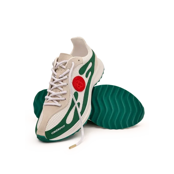 Zapatilla Stade para mujer en blanco y verde Zapatilla Stade para mujer en blanco y verde