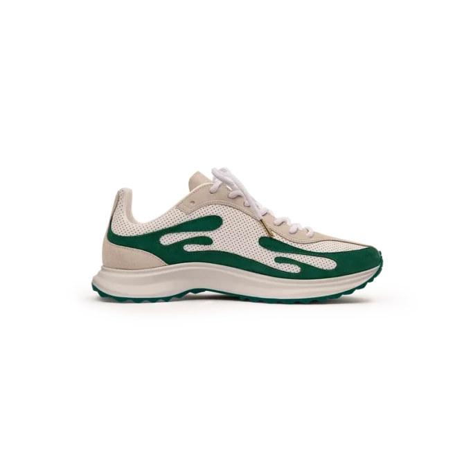 Zapatilla Stade para mujer en blanco y verde Zapatilla Stade para mujer en blanco y verde