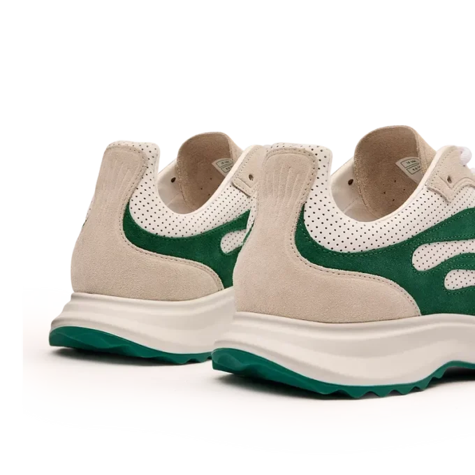 Zapatilla Stade para mujer en blanco y verde Zapatilla Stade para mujer en blanco y verde