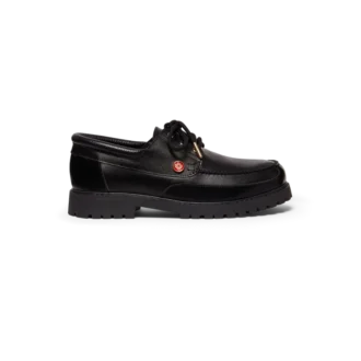 Zapatos náuticos de piel negros para hombre